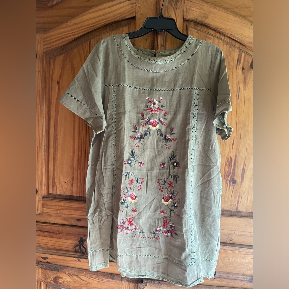 Embroidered dress